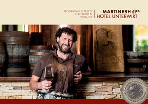 Prospekt Martinerhof's Weinhotel Unterwirt